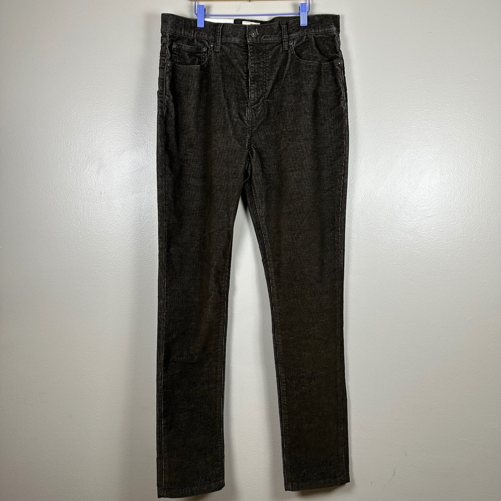 Mutual Weave Men's 34x34 Corduroy Pants Providence Olive Relaxed Taper NWT